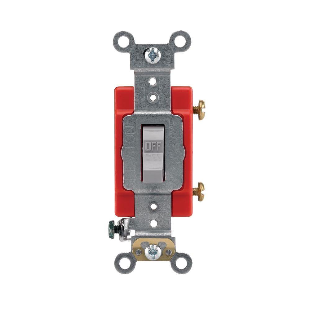 15/20 Amp Industrial Toggle Switch, White - Super Arbor