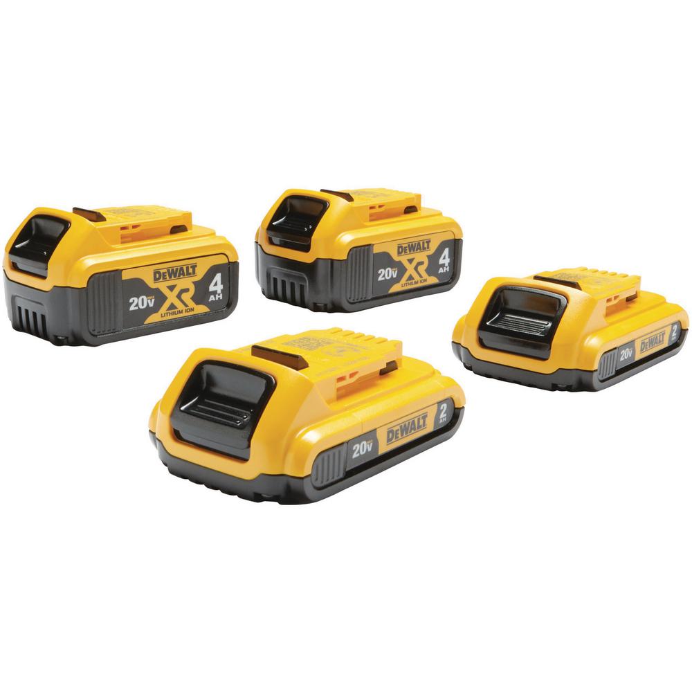 20-Volt MAX Lithium-Ion Battery Pack (4-Pack) - Super Arbor