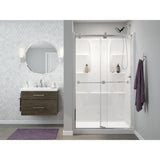 Classic 400 34 in. x 48 in. Single Threshold Alcove Shower Base in High Gloss White - Super Arbor