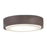 1-Light LED Brushed Nickel Wet Ceiling Fan Light Kit