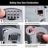 5400D 9.6 cu in. Set Your Own Combination Portable Lock Box - Super Arbor