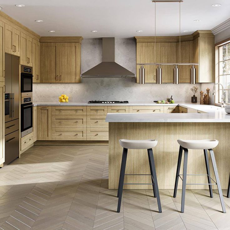 Home Decorators Collection Washington 21 in. W x 24 in. D x 34.5 in. H Assembled Plywood Base Kitchen Cabinet in Oak with Soft Close Door LH