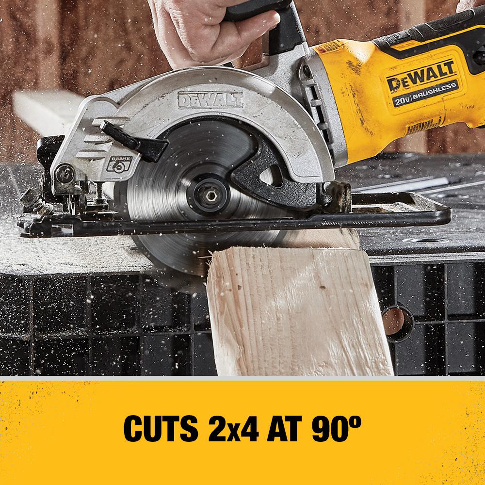 ATOMIC 20-Volt MAX Cordless 4-1/2 in. Circular Saw (Tool-Only) with Bonus Li-ion Battery Pack 3.0Ah and charger