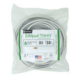500 ft. 6 Black Stranded CU SIMpull THHN Wire - Super Arbor