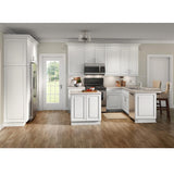 Benton Assembled 23.6x30x23.6 in. Corner Wall Cabinet in White - Super Arbor