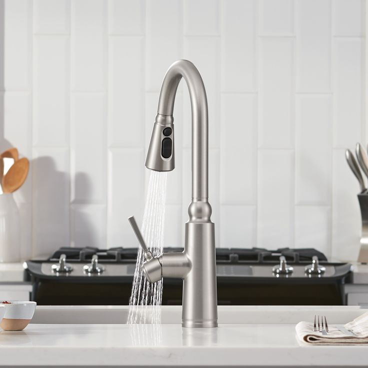 Coretta Single-Handle Pull-Down Sprayer Kitchen Faucet with Reflex and Power Boost in Spot Resist Stainless
