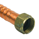 3/4 in. FIP/MIP x 3/4 in. FIP x 12 in. Copper Water Heater Connector (7/8 in. O.D.) - Super Arbor