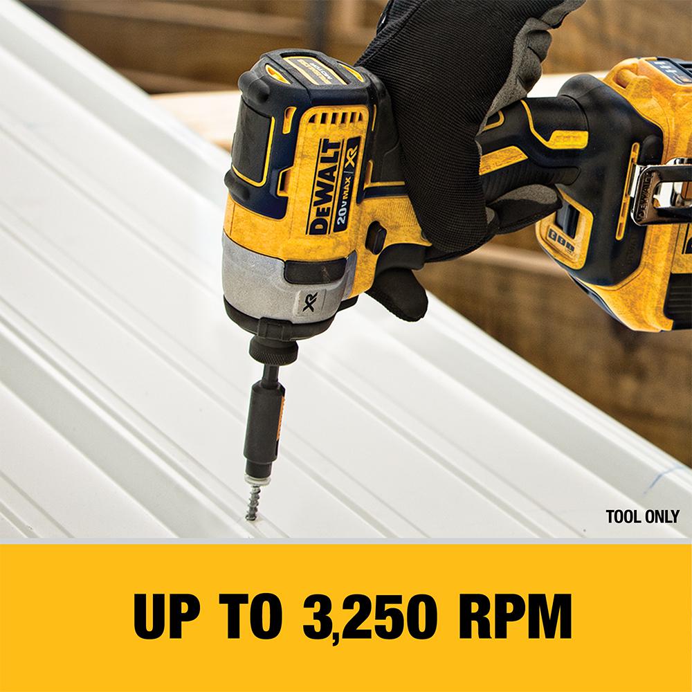 20-Volt MAX Li-Ion Cordless Brushless 1/4 in. Impact Driver (Tool-Only) with 20-Volt MAX 3.0Ah Battery and Charger - Super Arbor