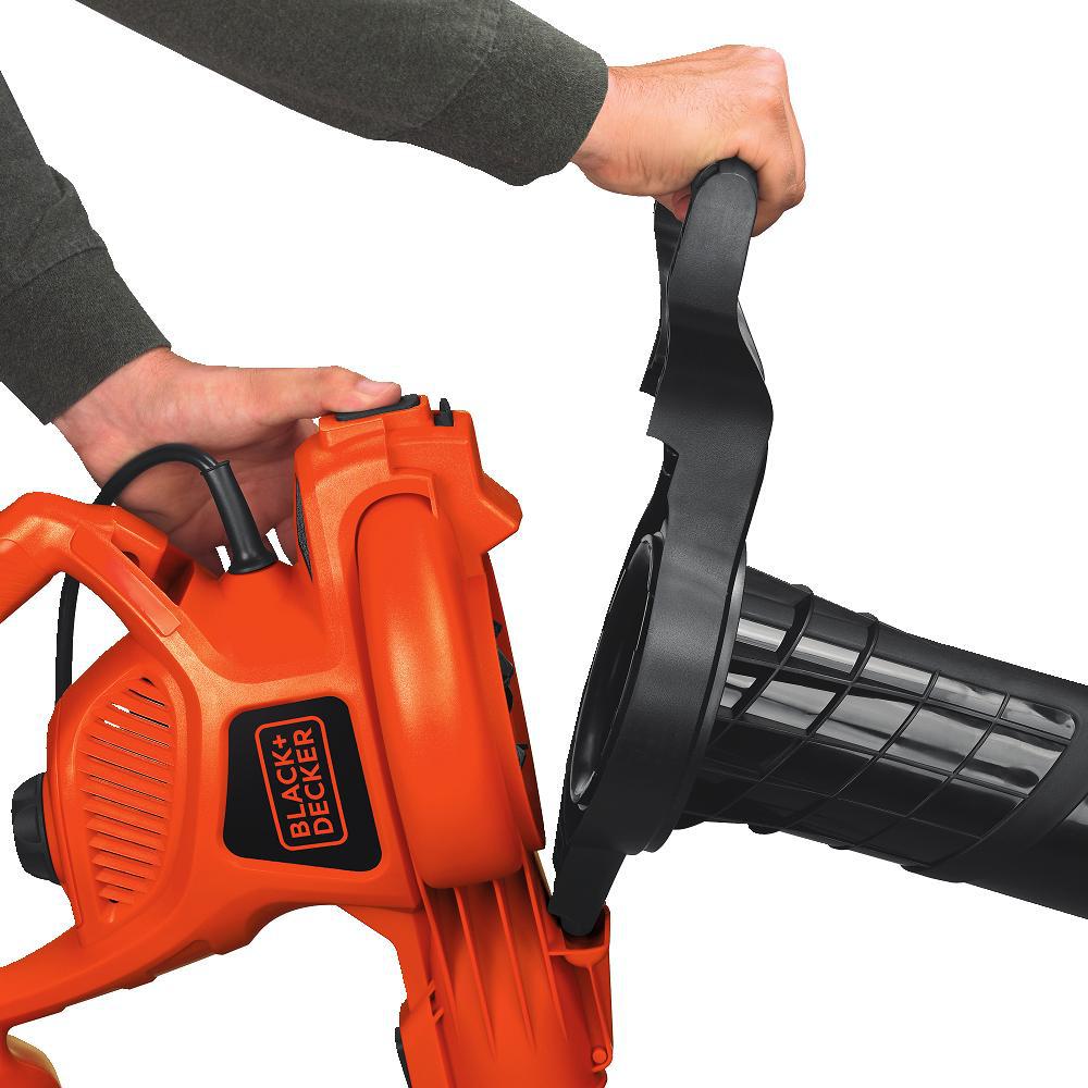 BLACK+DECKER 230 MPH 385 CFM 12-Amp Corded Electric 3-in-1 Handheld Leaf Blower/Vacuum/Mulcher - Super Arbor