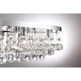 Bordeaux 3-Light Polished Chrome Vanity Light