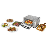 6-Slice Silver Toaster Oven Broiler