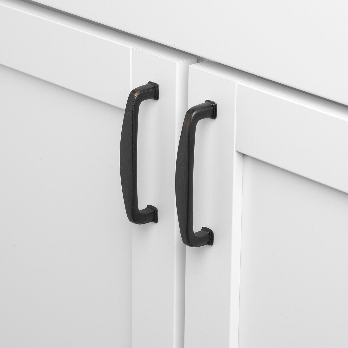 GlideRite 3-3/4 in. Center Classic Cabinet Pull Handles, Oil Rubbed Bronze, Pack of 10