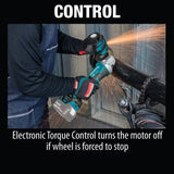 18-Volt Brushless 4-1/2 in. / 5 in. Cordless Paddle Switch Cut-Off/Angle Grinder with Electric Brake (Tool Only)