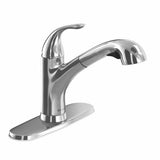 Market Single-Handle Pull-Out Kitchen Faucet with TurboSpray and FastMount in Bronze - Super Arbor