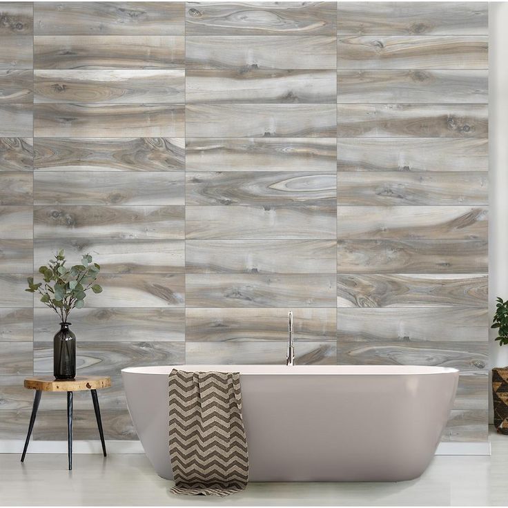 Florida Tile Home Collection Outer Banks Blue 8 in. x 36 in. Matte Porcelain Floor and Wall Tile (367.2 sq. ft. / Pallet)