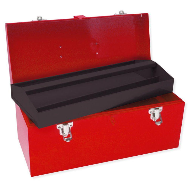Heavy Duty Metal Tool Box - 16 in. X 7 in. X 7 in. - Super Arbor