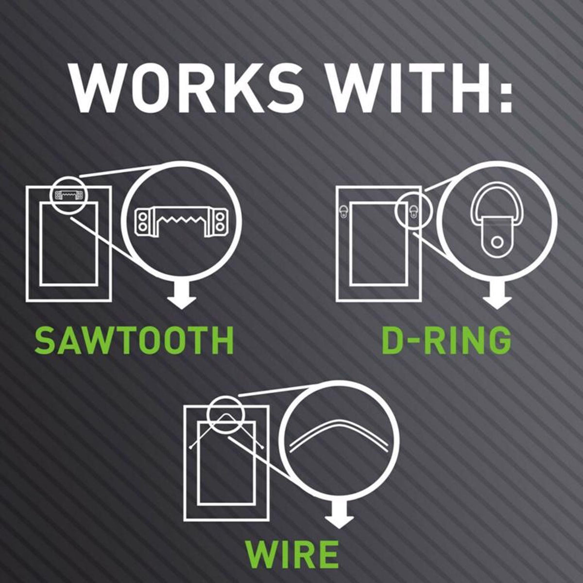 3M Claw Silver Drywall Picture Hanger, 25 lb Capacity, 1 Pack