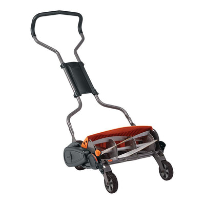 Fiskars 18 in. Cut Manual Push Non-Electric Walk Behind Reel Mower - Super Arbor