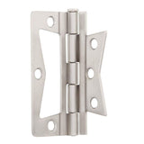3 in. Satin Nickel Non-Mortise Hinges (2-Pack)