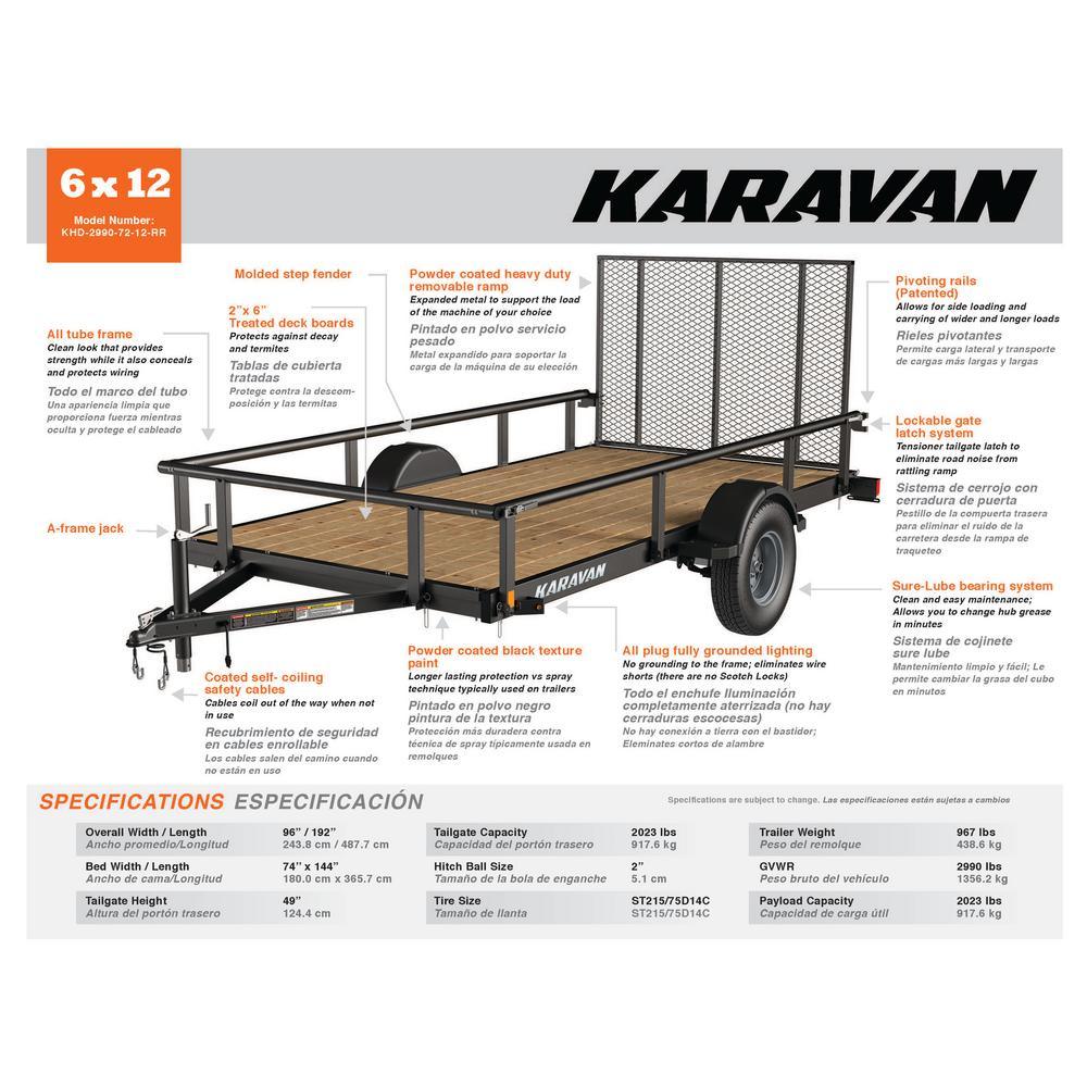2023 lbs. Payload Capacity Landscape Trailer - Super Arbor