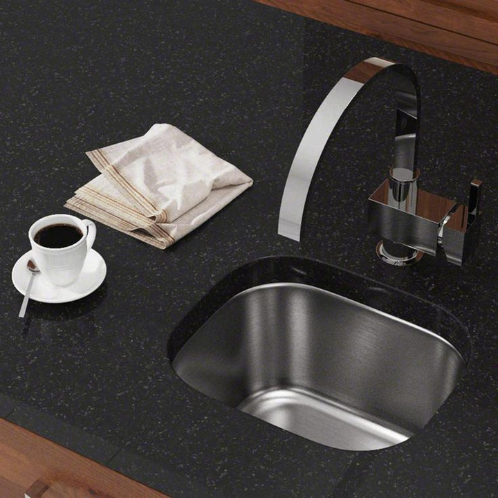Undermount Stainless Steel 15 in. Single Bowl Bar Sink