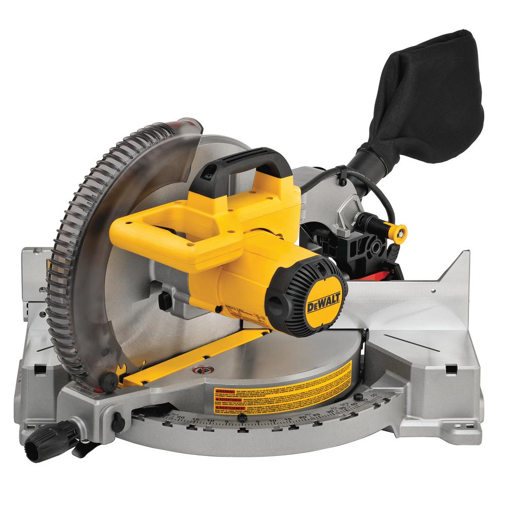 15 Amp Corded 12 in. Compound Single Bevel Miter Saw