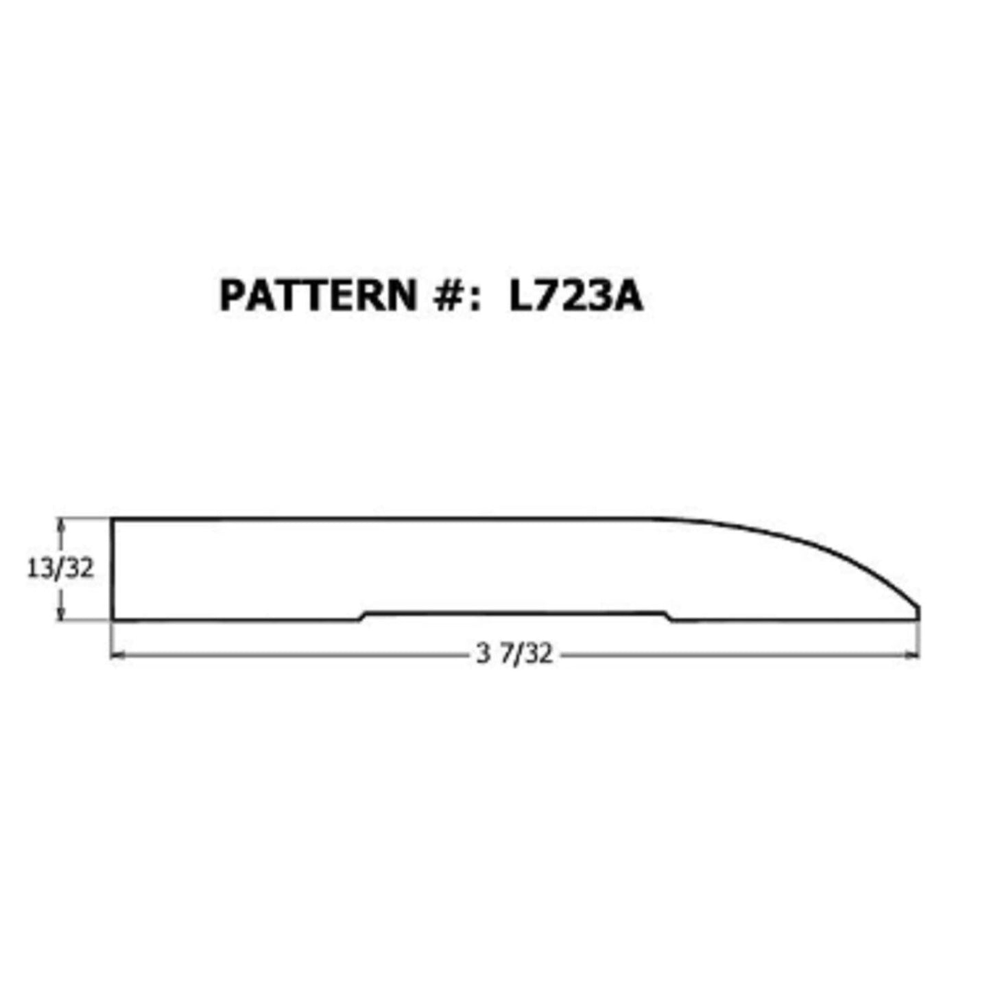 Alexandria Moulding 13/32 in. H x 8 ft. L Unfinished Natural Pine Ranch Base Molding