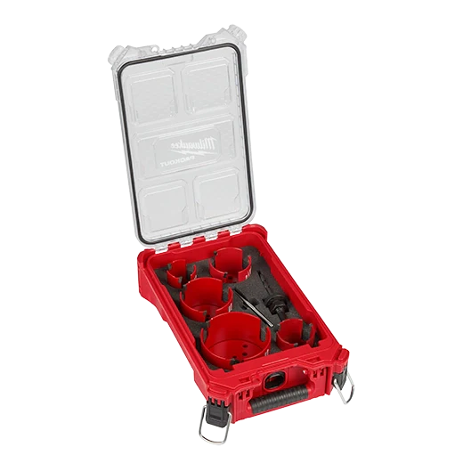 Milwaukee BIG HAWG Carbide Hole Saw Kit (19-Piece) with PACKOUT Case