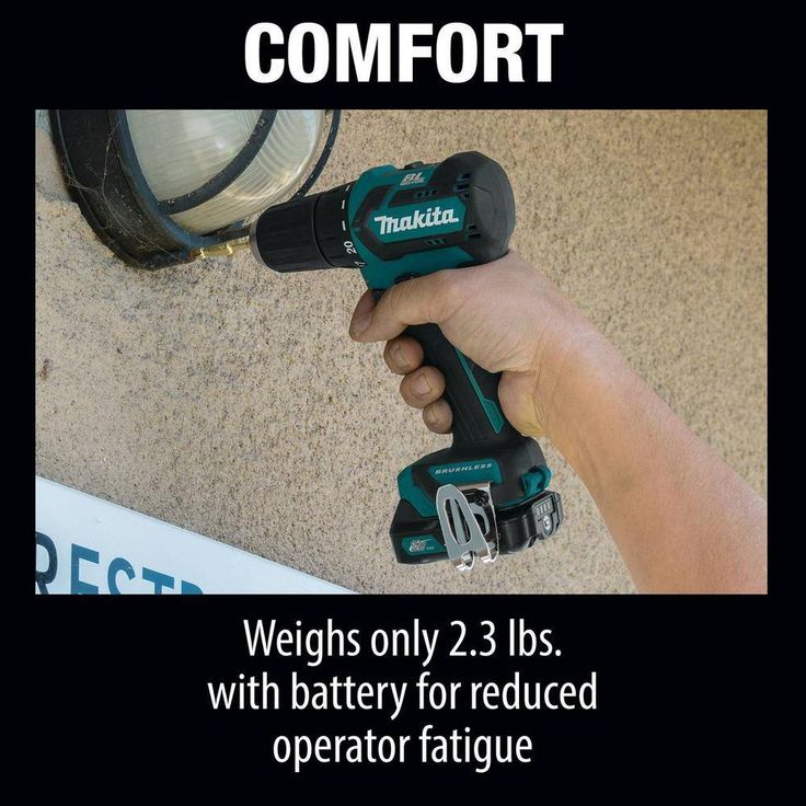 12-Volt Max CXT Lithium-Ion 3/8 in. Brushless Cordless Driver Drill Kit with (2) Batteries (2.0 Ah), Charger, Hard Case