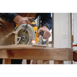 20-Volt MAX Lithium-Ion Cordless 7-1/4 in. Circular Saw with Battery 5Ah, Charger and Contractor Bag - Super Arbor