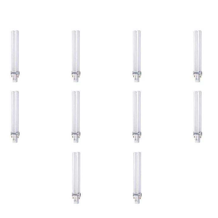 13-Watt GX23 CFLni 2-Pin Light Bulb Cool White (4100K) (10-Pack)