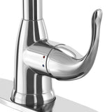 Market Single-Handle Pull-Down Sprayer Kitchen Faucet in Chrome - Super Arbor