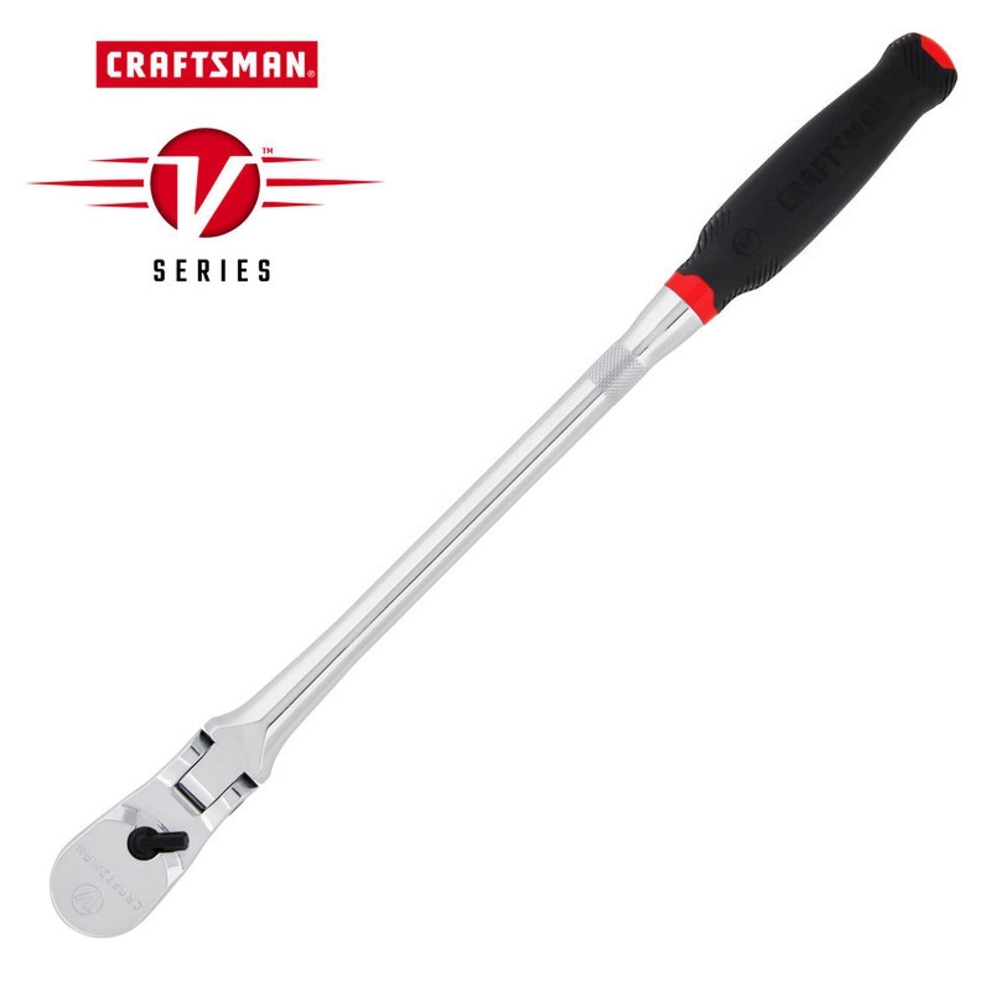 Craftsman V-Series Comfort Grip Long Flex Head Ratchet, 1/2 in. Drive, 96 Teeth