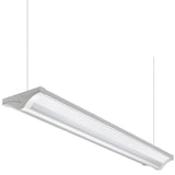 4 ft. 4000 Lumens Indirect Integrated LED White Wraparound Light with Uplight Downlight Feature 4000K (4-Pack)