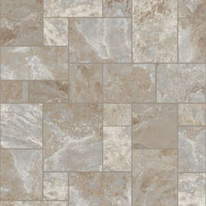 Congoleum ArmorCore LC Terrace Paver 12-ft W Cut-to-Length Pale Smoke Stone-Look Low-Gloss Sheet Vinyl Flooring