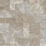 Congoleum ArmorCore LC Terrace Paver 12-ft W Cut-to-Length Pale Smoke Stone-Look Low-Gloss Sheet Vinyl Flooring
