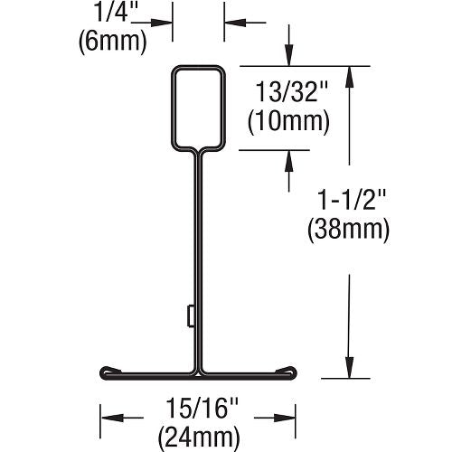 Armstrong Ceilings PRELUDE Plus LD Natural Aluminum Main Beam, 144 in, 20-Pack | 15/16 in Exposed Tee Aluminum Ceiling Grid