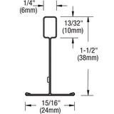 Armstrong Ceilings PRELUDE Plus LD Natural Aluminum Main Beam, 144 in, 20-Pack | 15/16 in Exposed Tee Aluminum Ceiling Grid