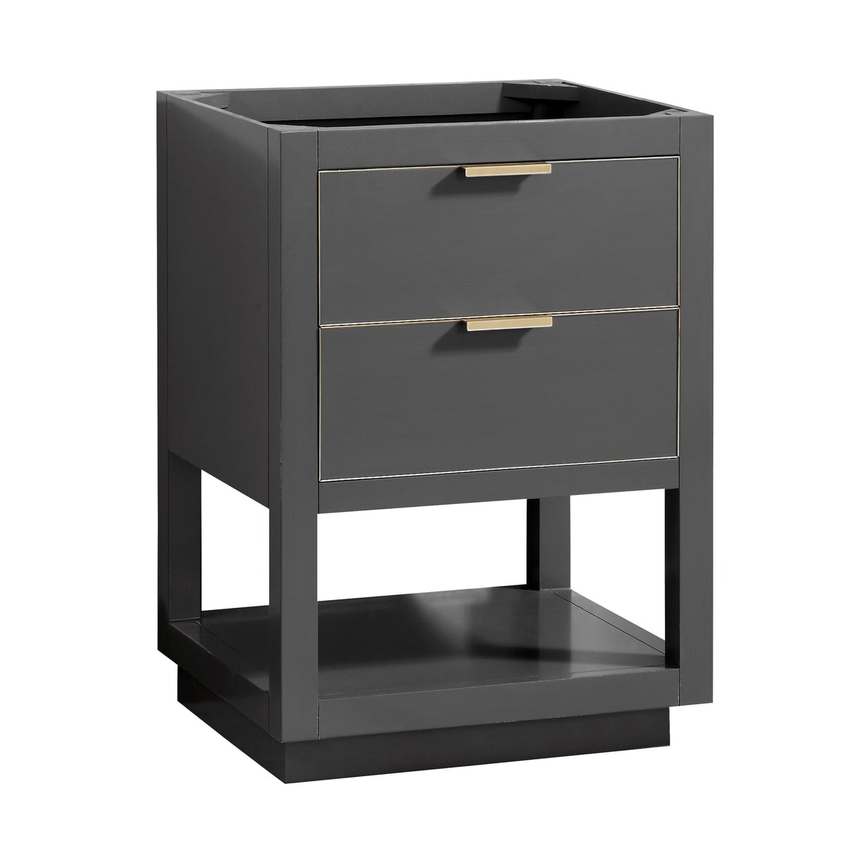 Avanity Allie 24-in Twilight Gray Bathroom Vanity Cabinet