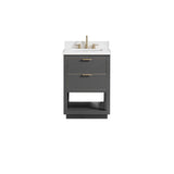 Avanity Allie 24-in Twilight Gray Bathroom Vanity Cabinet