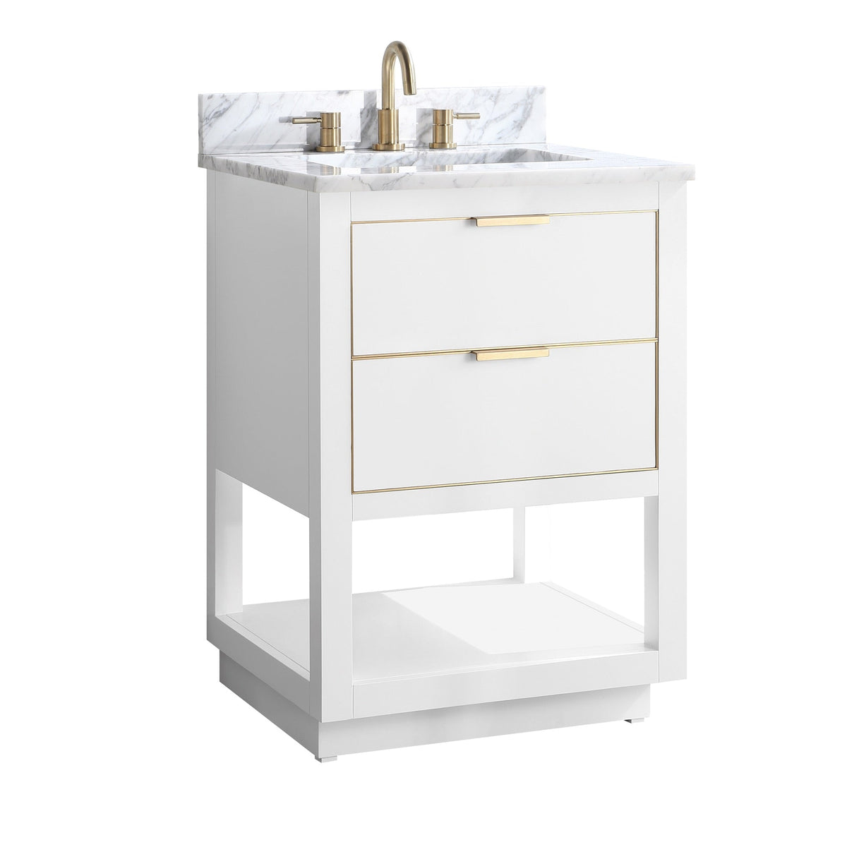 Avanity Allie 24-in White Bathroom Vanity Cabinet