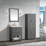 Avanity Allie 24-in White Bathroom Vanity Cabinet