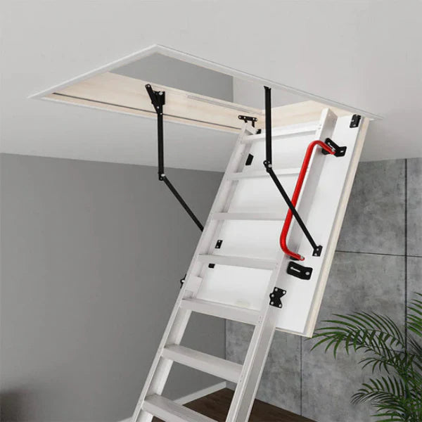 Aluminum Aesthetic Attic Ladder - 47in x 23.5in image 3