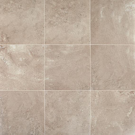 American Olean Abound 8-Pack Ashen 18-in x 18-in Matte Ceramic Stone Look Floor and Wall Tile