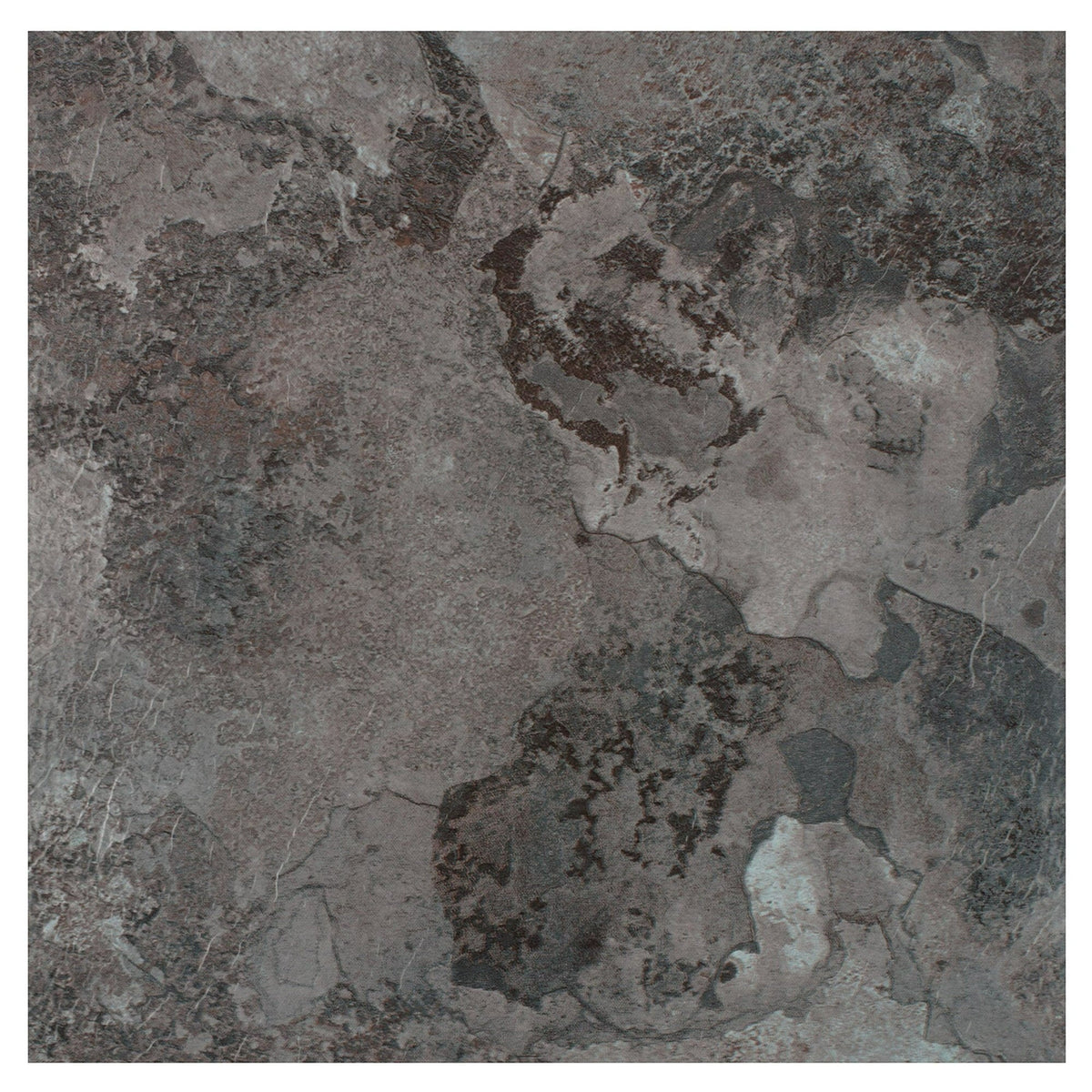 Achim Portfolio Self Adhesive Vinyl Floor Tile - 12 Tiles/12 Sq. ft., 12 x 12, Midnight Marble
