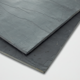 Adoni Black Slate Wall and Floor Tile - 16 x 24 in