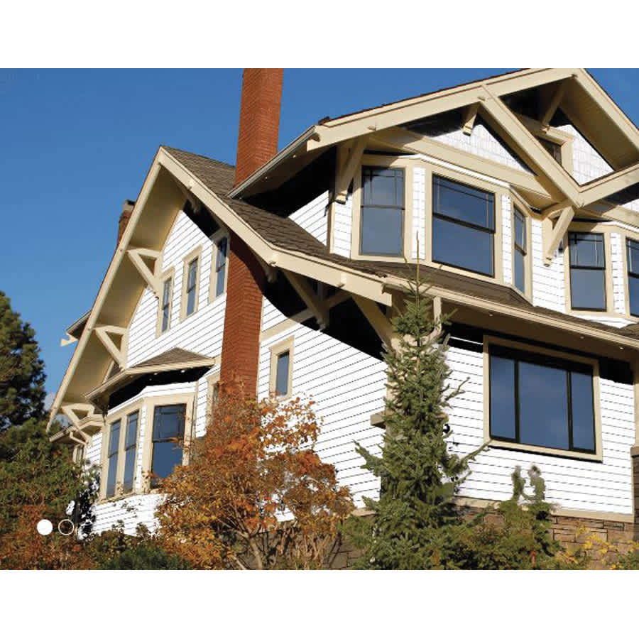Exterior Portfolio CraneBoard Solid Core Insulated Vinyl Siding T6 08 Driftwood 18" x 12' 1"