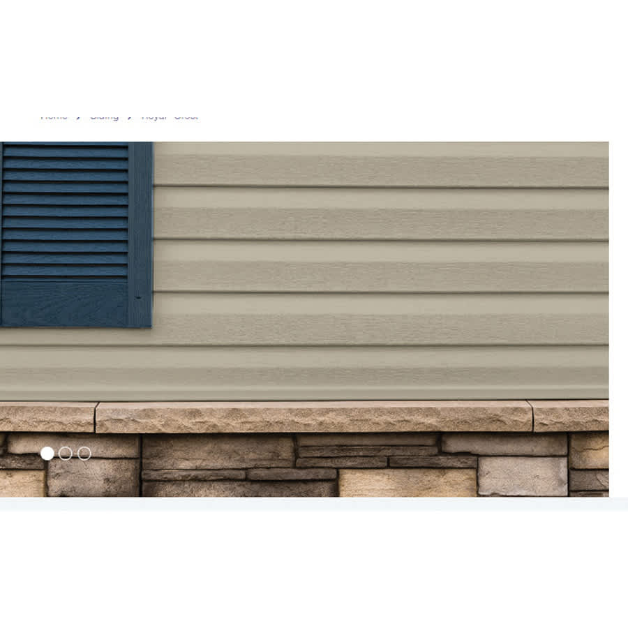 Royal Crest Vinyl Siding D5 DL Designer Brownstone