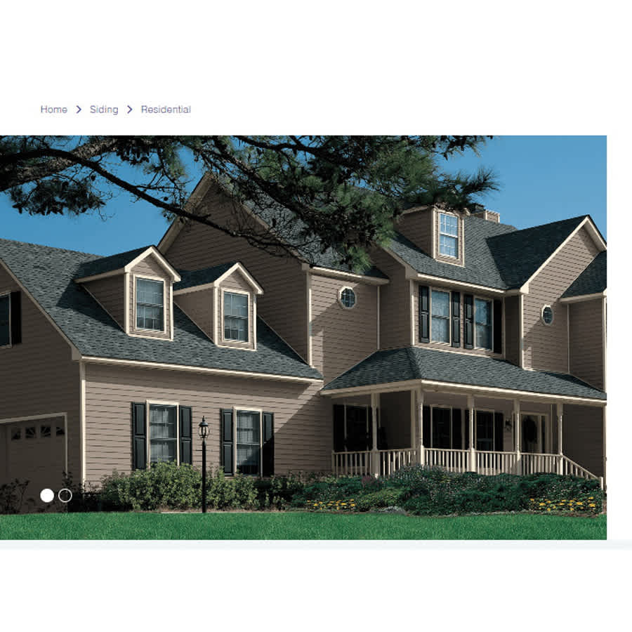 Royal Residential D4 Traditional Vinyl Siding Pebble Clay