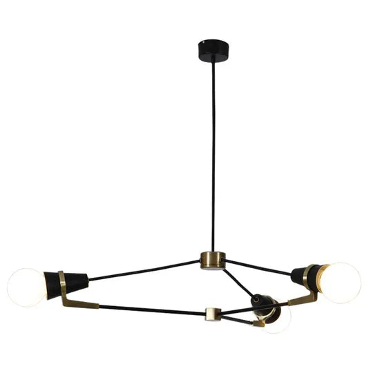DLSS Lighting Aluminum Black Cover Color Indoor Lighting Chandelier